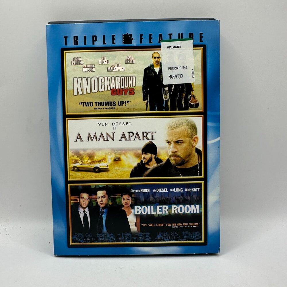 Triple Feature DVD Set: Knockaround Guys A Man Apart Boiler Room Rated R